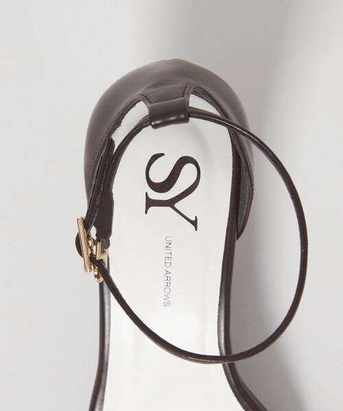 SY UNITED ARROWS(シーユナイテッドアローズ)の「<SY> スクエア サンダル55↑(サンダル・レディース・ブラック/ダークブラウン/ケリーグリーン/ライトブルー/シルバー・22cm/22.5cm/23cm/23.5cm/24cm/24.5cm/25cm)」の11枚目の写真
