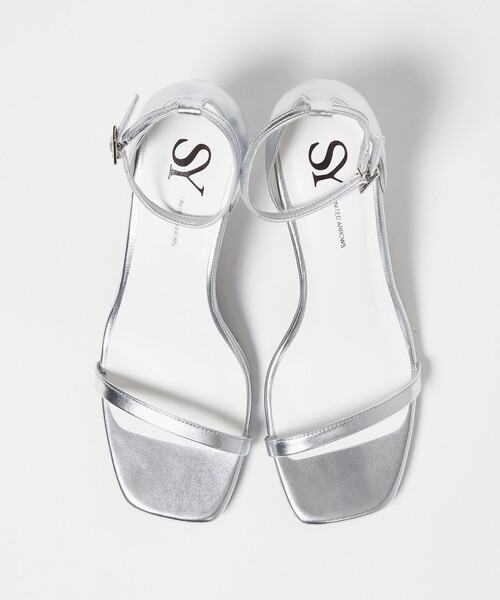 SY UNITED ARROWS(シーユナイテッドアローズ)の「<SY> スクエア サンダル55↑(サンダル・レディース・ブラック/ダークブラウン/ケリーグリーン/ライトブルー/シルバー・22cm/22.5cm/23cm/23.5cm/24cm/24.5cm/25cm)」の14枚目の写真