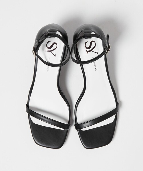 SY UNITED ARROWS(シーユナイテッドアローズ)の「<SY> スクエア サンダル55↑(サンダル・レディース・ブラック/ダークブラウン/ケリーグリーン/ライトブルー/シルバー・22cm/22.5cm/23cm/23.5cm/24cm/24.5cm/25cm)」の17枚目の写真