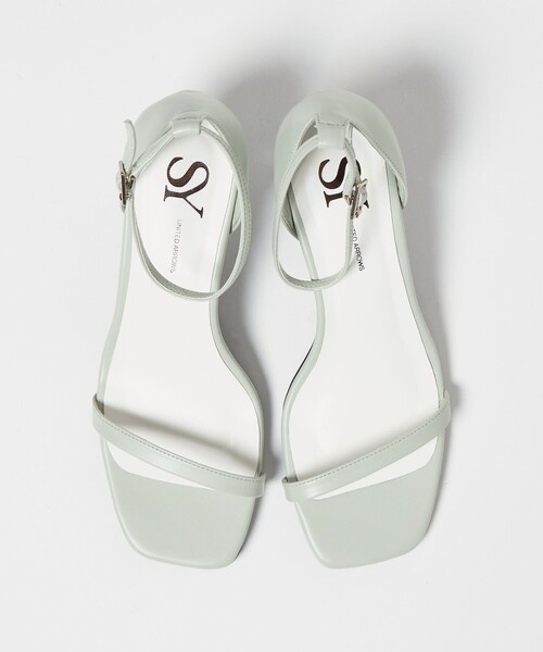 SY UNITED ARROWS(シーユナイテッドアローズ)の「<SY> スクエア サンダル55↑(サンダル・レディース・ブラック/ダークブラウン/ケリーグリーン/ライトブルー/シルバー・22cm/22.5cm/23cm/23.5cm/24cm/24.5cm/25cm)」の20枚目の写真