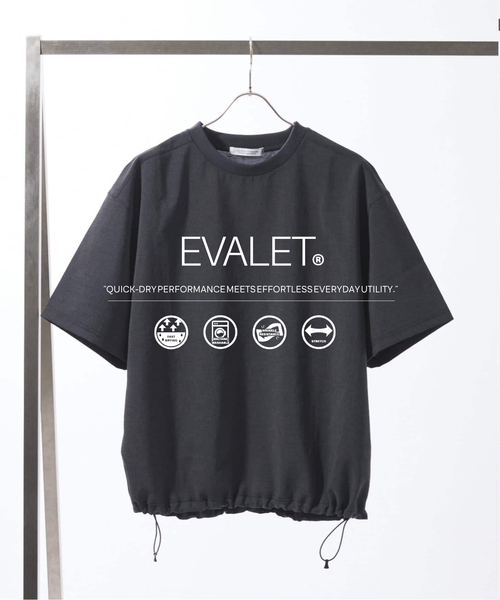 JOURNAL STANDARD(ジャーナルスタンダード)の「EVALET / エバレット スピンドル Tシャツ(シャツ/ブラウス・メンズ・ブラック/カーキ/サックスブルー/ピンク/ブラック系その他・MEDIUM/LARGE)」の3枚目の写真