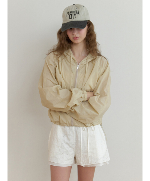 RE_L(リエル)の「Dery shirring jumper (beige)(ナイロンジャケット・レディース・その他・FREE)」の5枚目の写真
