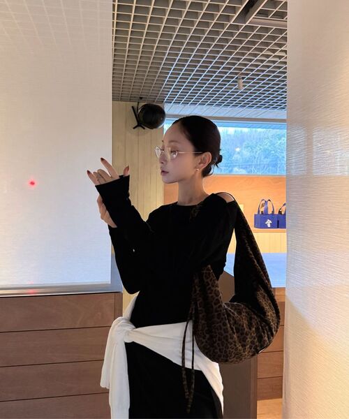MACNI（マクニ）の「LEOPARD HOBO BAG（ショルダーバッグ・レディース・レオパード・FREE）」の9枚目の写真