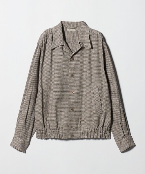 UNITED ARROWS(ユナイテッドアローズ)の「<Camoshita>チェック シャツブルゾン(その他アウター・メンズ・ベージュ・M/L/S)」の1枚目の写真