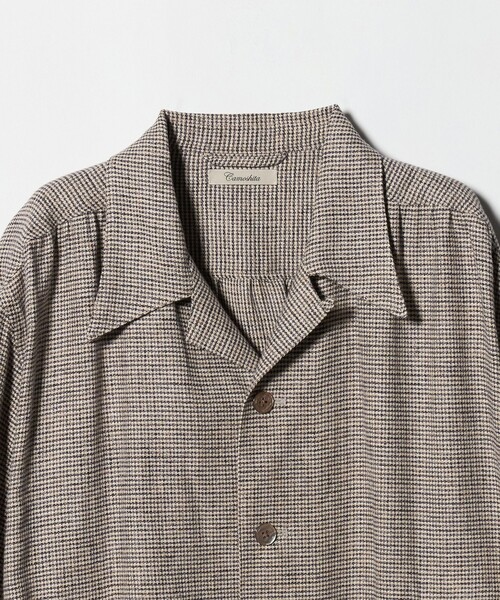 UNITED ARROWS(ユナイテッドアローズ)の「<Camoshita>チェック シャツブルゾン(その他アウター・メンズ・ベージュ・M/L/S)」の3枚目の写真