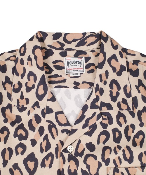 HOUSTON(ヒューストン)の「【UT207】【HOUSTON/ヒューストン】LEOPARD ALOHA SHIRT 41195(シャツ/ブラウス・メンズ・カーキ/オフホワイト・LARGE/MEDIUM)」の16枚目の写真