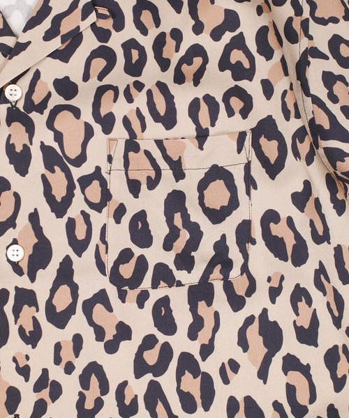 HOUSTON(ヒューストン)の「【UT207】【HOUSTON/ヒューストン】LEOPARD ALOHA SHIRT 41195(シャツ/ブラウス・メンズ・カーキ/オフホワイト・LARGE/MEDIUM)」の15枚目の写真