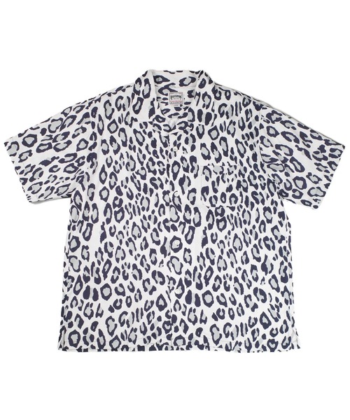 HOUSTON(ヒューストン)の「【UT207】【HOUSTON/ヒューストン】LEOPARD ALOHA SHIRT 41195(シャツ/ブラウス・メンズ・カーキ/オフホワイト・LARGE/MEDIUM)」の9枚目の写真