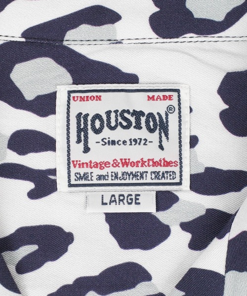 HOUSTON(ヒューストン)の「【UT207】【HOUSTON/ヒューストン】LEOPARD ALOHA SHIRT 41195(シャツ/ブラウス・メンズ・カーキ/オフホワイト・LARGE/MEDIUM)」の6枚目の写真