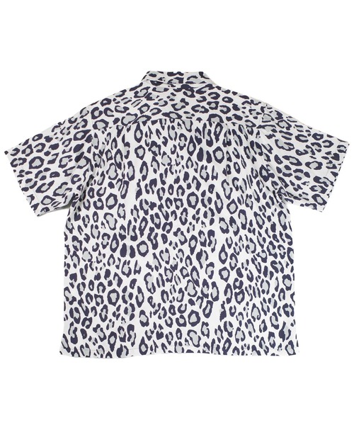 HOUSTON(ヒューストン)の「【UT207】【HOUSTON/ヒューストン】LEOPARD ALOHA SHIRT 41195(シャツ/ブラウス・メンズ・カーキ/オフホワイト・LARGE/MEDIUM)」の4枚目の写真