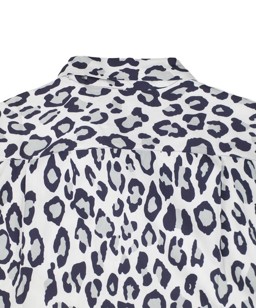 HOUSTON(ヒューストン)の「【UT207】【HOUSTON/ヒューストン】LEOPARD ALOHA SHIRT 41195(シャツ/ブラウス・メンズ・カーキ/オフホワイト・LARGE/MEDIUM)」の3枚目の写真