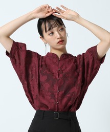 オフショル」に該当するトップス（レッド/赤色系）ファッション通販