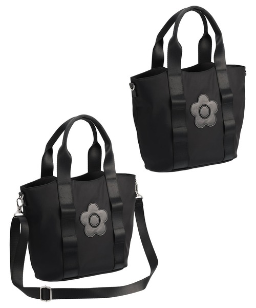 MARY QUANT(マリークワント)の「デイジーセパレート 2WAYトート(トートバッグ・レディース・ブラック/グレージュ・FREE)」の5枚目の写真