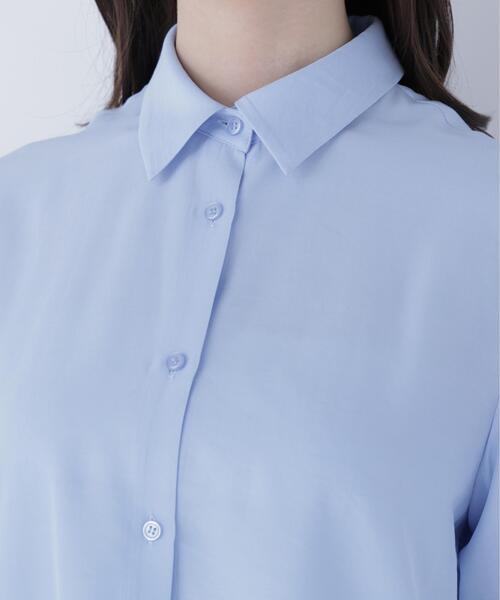 NATURAL BEAUTY BASIC(ナチュラルビューティーベーシック)の「レースドッキングシャツ(シャツ/ブラウス・レディース・ブルー/オフホワイト・フリ-)」の22枚目の写真
