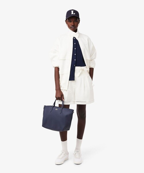 LACOSTE(ラコステ)の「透かし編みブランドネーム ニットカーディガン(カーディガン/ボレロ・レディース・ネイビー・36/38)」の9枚目の写真