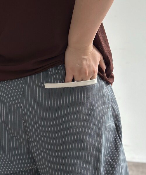 CPCM(シーピーシーエム)の「TRフェイクレイヤードトラウザー(その他パンツ・メンズ・グレー/ネイビー・SMALL/FREE)」の9枚目の写真
