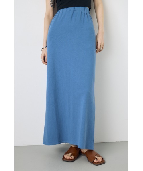 AZUL by moussy(アズールバイマウジー)の「【サイズ,身長別画像あり】Iラインカットロングスカート 春服 秋服 夏服 【セットアップ対応】ウエストゴム(スカート・レディース・ベージュ/ライトブラック/ブルー・SMALL/MEDIUM)」の21枚目の写真