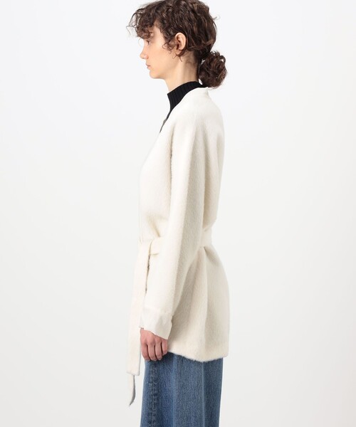 TOMORROWLAND (トゥモローランド)の「Tukir Lounge gown Brushed ガウンジャケット(ノーカラージャケット・レディース・ライトベージュ・1)」の4枚目の写真