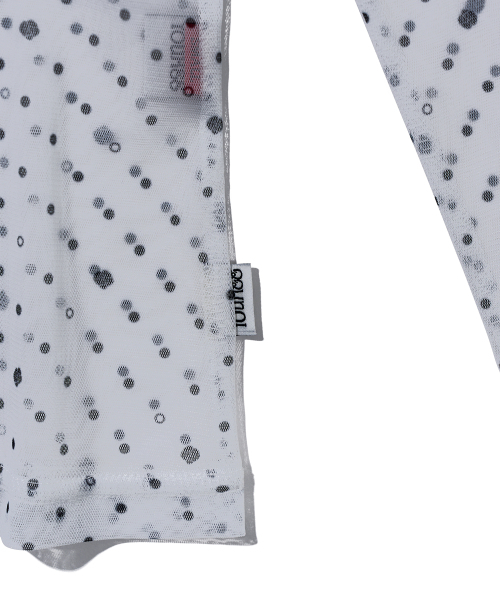YOUHEE(ユヒ)の「ROSE DOT MESH LONG SLEEVE_WHITE(Tシャツ/カットソー・レディース・その他・SMALL/MEDIUM)」の6枚目の写真