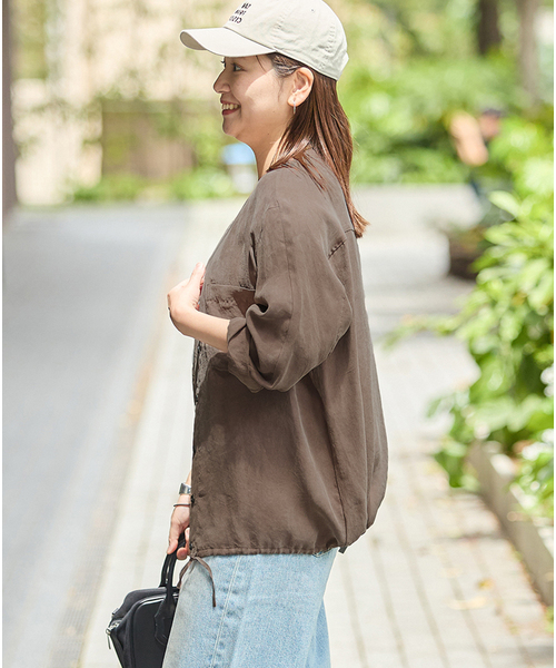 JOURNAL STANDARD(ジャーナルスタンダード)の「ヴィンテージキュプラローンカーデ ブラウス(シャツ/ブラウス・レディース・ブラウン/ブラック系その他・FREE)」の14枚目の写真