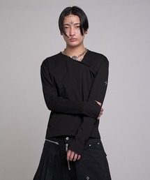 CREO STORE（クレオストア）の「Asym Neckline Top/アシメネックライントップ（Tシャツ/カットソー）」