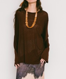 Side Lace Over Top/サイドレースオーバーサイズトップス