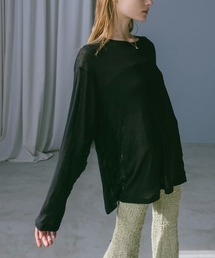 sahara | Side Lace Over Top/サイドレースオーバーサイズトップス(Tシャツ/カットソー)