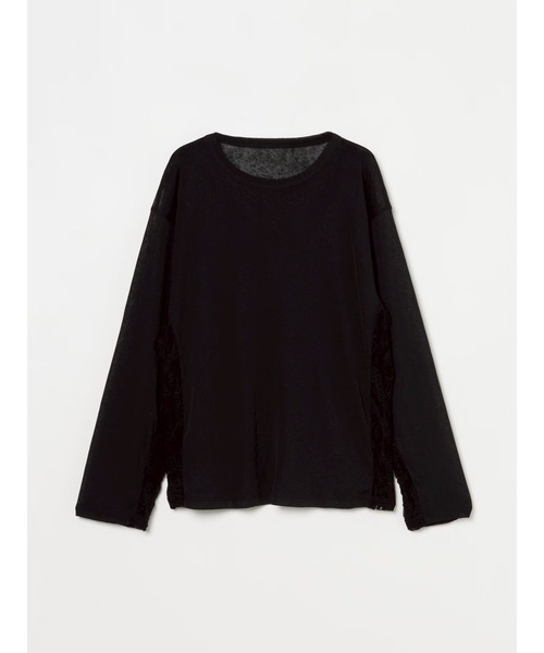 sahara(サハラ)の「Side Lace Over Top/サイドレースオーバーサイズトップス(Tシャツ/カットソー・レディース・ピンク/ブラウン/ブラック/アイボリー・FREE)」の5枚目の写真