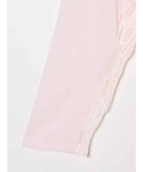 sahara(サハラ)の「Side Lace Over Top/サイドレースオーバーサイズトップス(Tシャツ/カットソー・レディース・ピンク/ブラウン/ブラック/アイボリー・FREE)」の8枚目の写真
