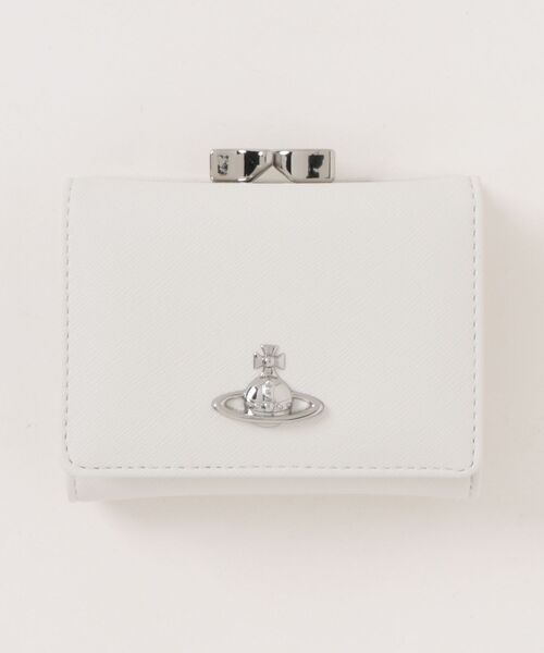 Vivienne Westwood（ヴィヴィアンウエストウッド）の「SMALL FRAME WALLET（財布・レディース・ホワイト/ブラック・FREE）」の2枚目の写真