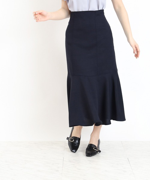 ASTORIA ODIER(アストリアオディール)の「オックスペプラムロングスカート(スカート・レディース・ブルー/ベージュ/ネイビー/ブラック・SMALL/MEDIUM/LARGE)」の15枚目の写真