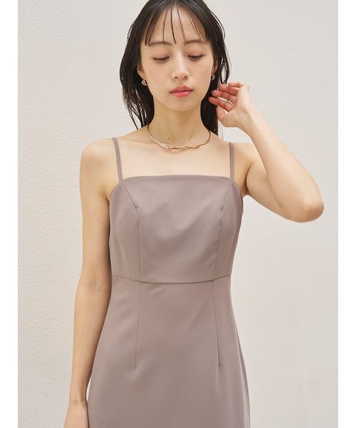 SNIDEL(スナイデル)の「チュールボレロセットキャミドレス(ドレス・レディース・グレー/ベージュ/ミント・0/1)」の13枚目の写真