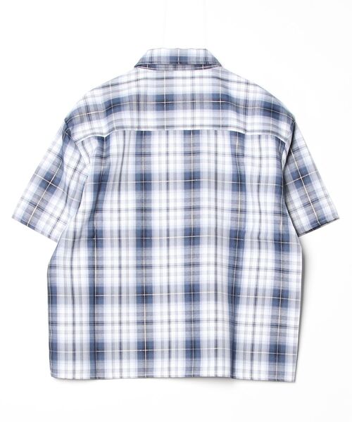 My sugar Babe（マイシュガーベイブ）の「OG logo check shirt（Tシャツ/カットソー・メンズ・ブルー系/ピンク系・LARGE/MEDIUM）」の3枚目の写真