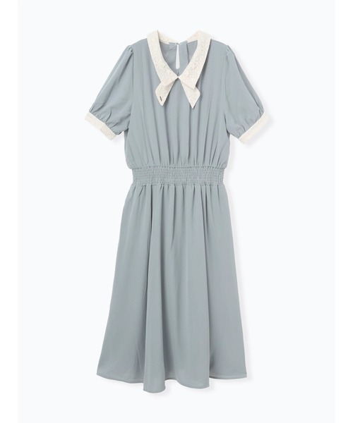Re-J&SUPURE（リジェイアンドスプル）の「【大きいサイズ】【WEB限定】レースタイワンピース（ワンピース・レディース・ネイビー/ピンク/サックスブルー・XX-LARGE/XXXX-LARGE/XXX-LARGE）」の22枚目の写真