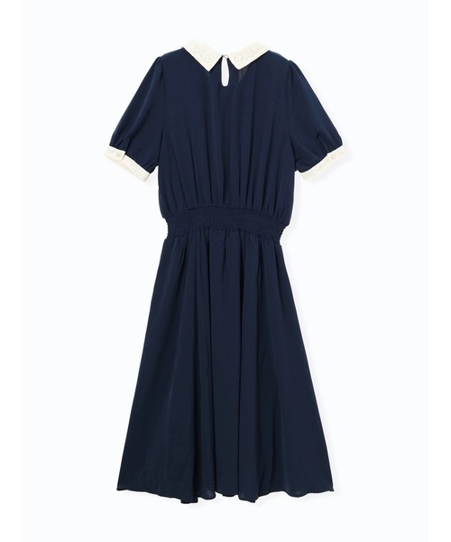 Re-J&SUPURE（リジェイアンドスプル）の「【大きいサイズ】【WEB限定】レースタイワンピース（ワンピース・レディース・ネイビー/ピンク/サックスブルー・XX-LARGE/XXXX-LARGE/XXX-LARGE）」の5枚目の写真