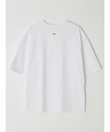 NUS（ナス）の「YEI バックパッチ1/2 TEE ホワイト（Tシャツ/カットソー）」