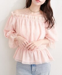 チューリップブラウス　売り切りたいので値下げ Scye サイ リネン タックブラウス 半袖 60/1Linen Cambric Tucked