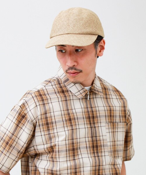 halo commodity（ハロ　コモディティー）の「【halo Commodity/ハロ コモディティー】Roots Lay Cap（キャップ・メンズ・ベージュ/チャコールグレー・FREE）」の8枚目の写真