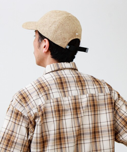 halo commodity（ハロ　コモディティー）の「【halo Commodity/ハロ コモディティー】Roots Lay Cap（キャップ・メンズ・ベージュ/チャコールグレー・FREE）」の9枚目の写真