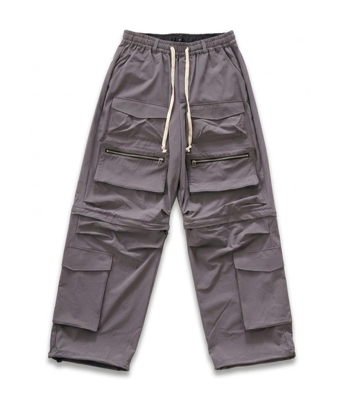 NO ID.(ノーアイディ)の「【NO ID.】Multi Pocket Easy Wide Pants / マルチポケット イージー ワイド パンツ(カーゴパンツ・メンズ・ブラック/グレー/カーキ・2/1)」の15枚目の写真