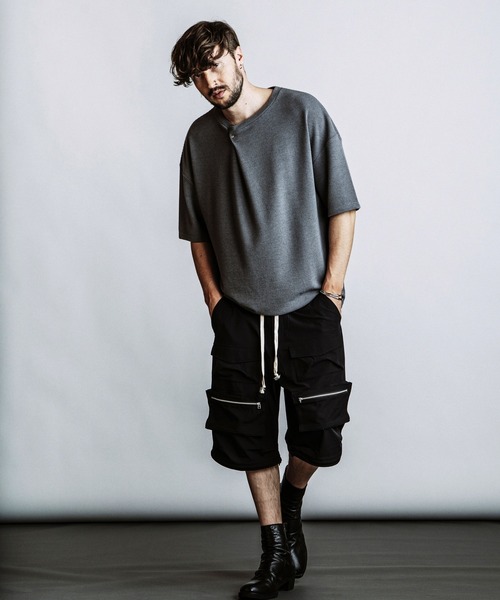 NO ID.(ノーアイディ)の「【NO ID.】Multi Pocket Easy Wide Pants / マルチポケット イージー ワイド パンツ(カーゴパンツ・メンズ・ブラック/グレー/カーキ・2/1)」の9枚目の写真