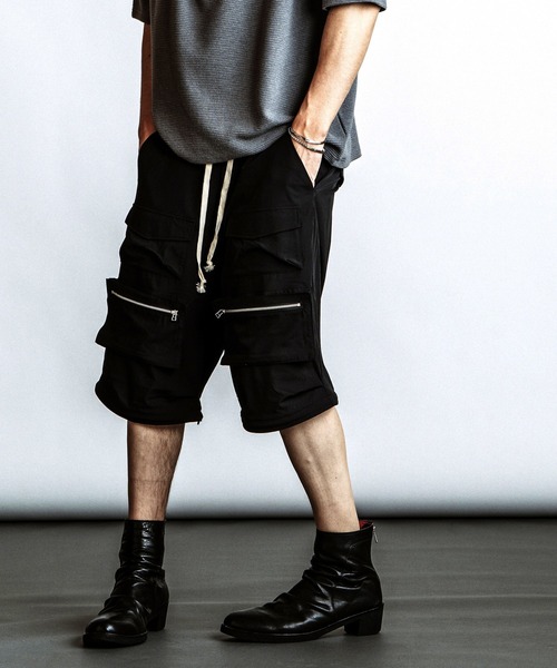 NO ID.(ノーアイディ)の「【NO ID.】Multi Pocket Easy Wide Pants / マルチポケット イージー ワイド パンツ(カーゴパンツ・メンズ・ブラック/グレー/カーキ・2/1)」の7枚目の写真