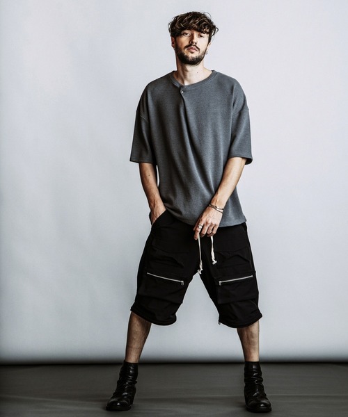 NO ID.(ノーアイディ)の「【NO ID.】Multi Pocket Easy Wide Pants / マルチポケット イージー ワイド パンツ(カーゴパンツ・メンズ・ブラック/グレー/カーキ・2/1)」の8枚目の写真