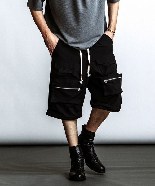 NO ID.(ノーアイディ)の「【NO ID.】Multi Pocket Easy Wide Pants / マルチポケット イージー ワイド パンツ(カーゴパンツ・メンズ・ブラック/グレー/カーキ・2/1)」の10枚目の写真