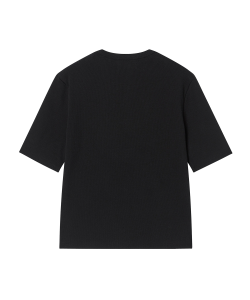 Beyond Closet（-）の「[COLLECTION LINE] パールボタンヘンリーネック半袖Tシャツブラック（Tシャツ/カットソー・メンズ・その他・MEDIUM/LARGE）」の3枚目の写真