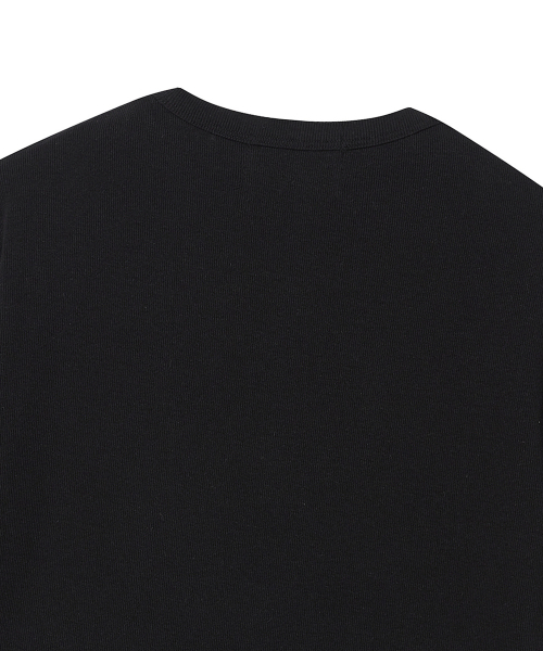 Beyond Closet（-）の「[COLLECTION LINE] パールボタンヘンリーネック半袖Tシャツブラック（Tシャツ/カットソー・メンズ・その他・MEDIUM/LARGE）」の6枚目の写真