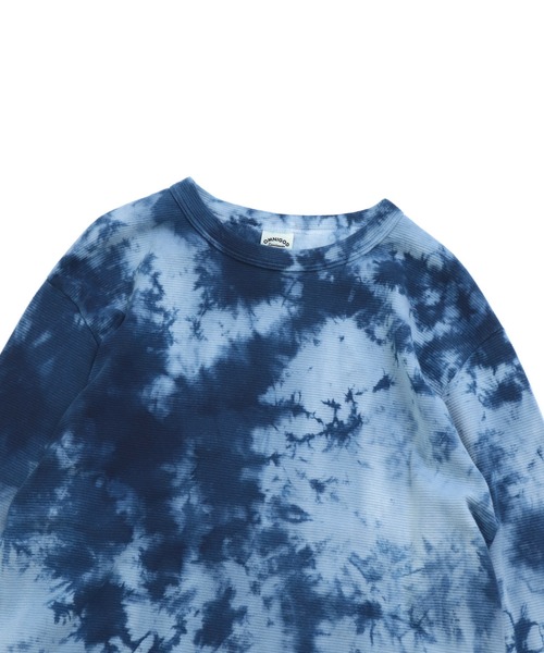 OMNIGOD（オムニゴッド）の「[OMNIGOD womens / オムニゴッド] KLフライス (手染めインディゴ) ロングスリーブＴシャツ（Tシャツ/カットソー・レディース・インディゴブルー・3/2）」の14枚目の写真