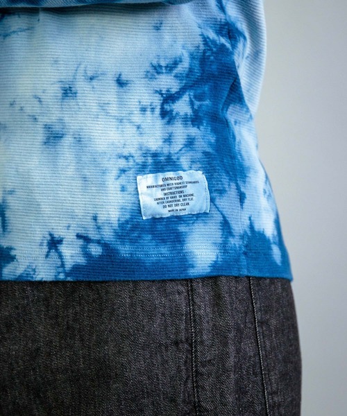 OMNIGOD（オムニゴッド）の「[OMNIGOD womens / オムニゴッド] KLフライス (手染めインディゴ) ロングスリーブＴシャツ（Tシャツ/カットソー・レディース・インディゴブルー・3/2）」の13枚目の写真