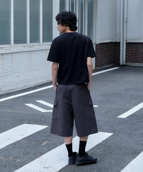 JUAN HOMME(ジュアンオム)の「クロップフィットコンパクトハーフスリーブ(ブラック)(Tシャツ/カットソー・メンズ・その他・SMALL/MEDIUM/LARGE)」の5枚目の写真