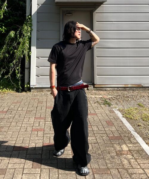 JUAN HOMME(ジュアンオム)の「クロップフィットコンパクトハーフスリーブ(ブラック)(Tシャツ/カットソー・メンズ・その他・SMALL/MEDIUM/LARGE)」の9枚目の写真